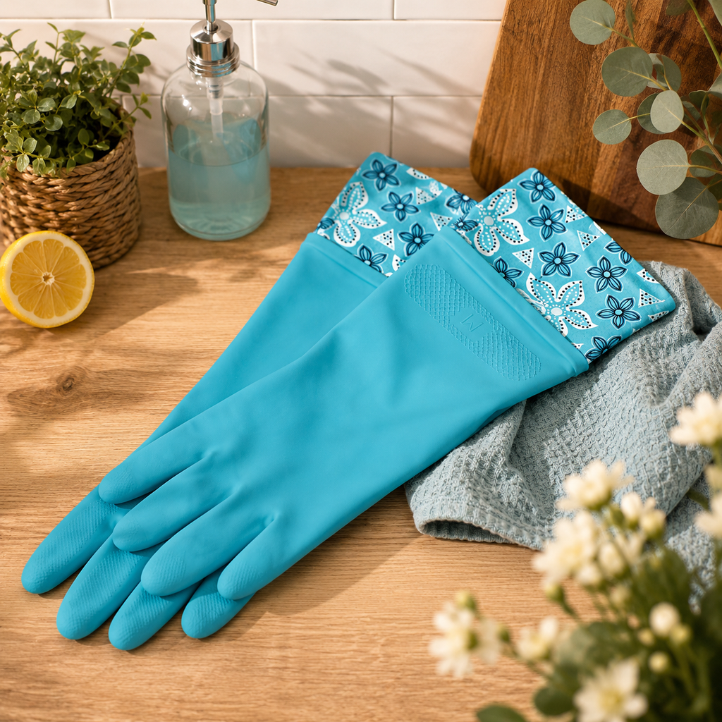 Gants de ménage en latex – Taille M