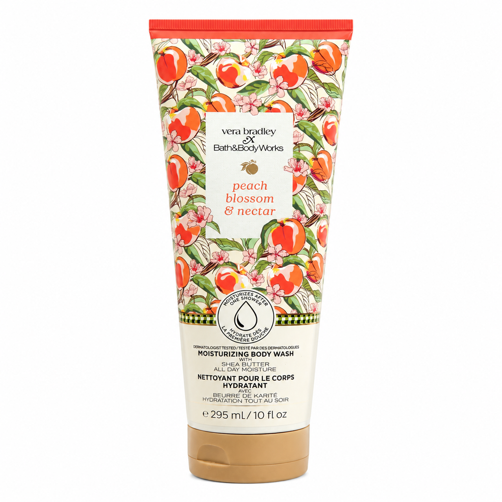 Nettoyant pour le corps hydratant Peach Blossom & Nectar – 295 ml