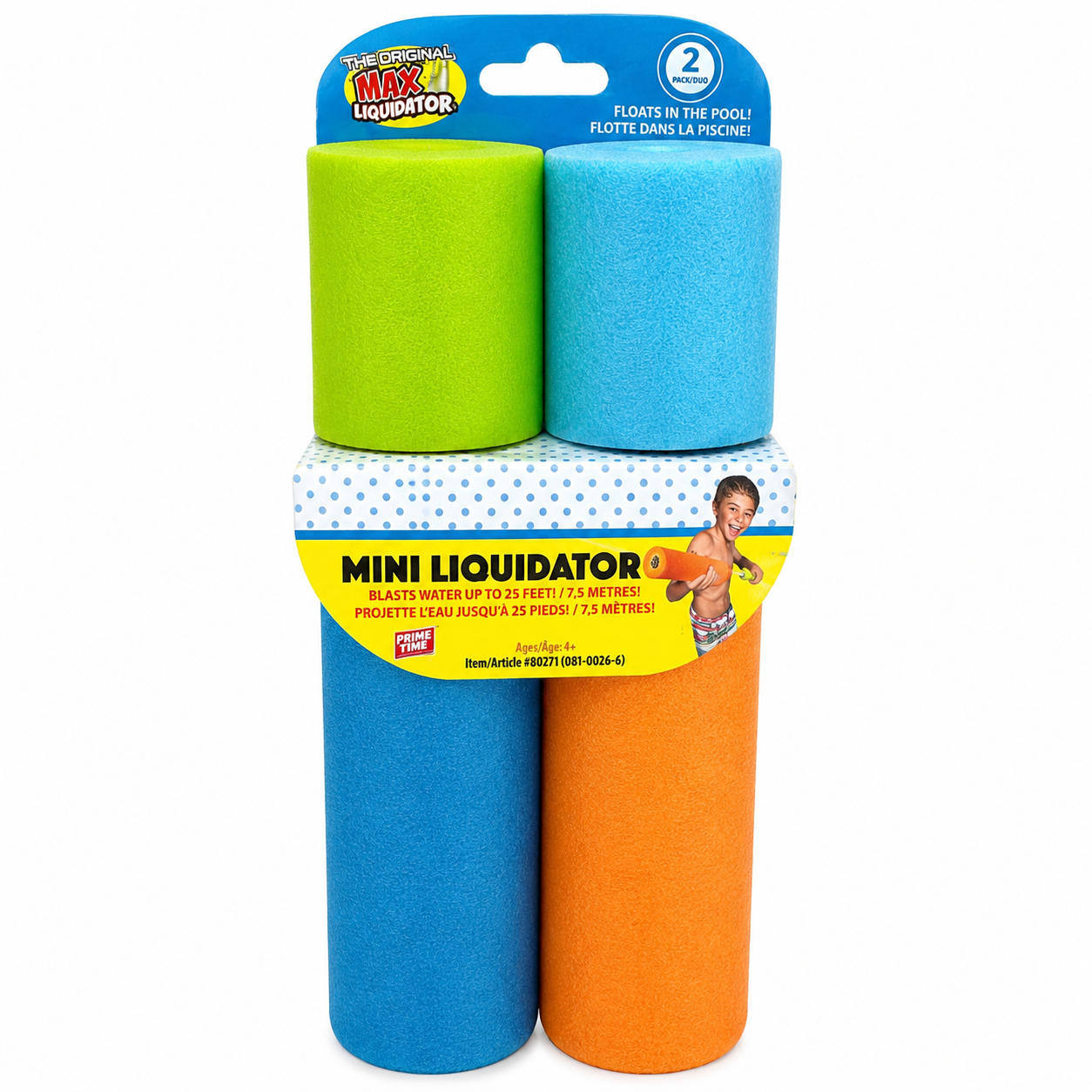 Lanceurs d'eau en mousse – Lot de 2