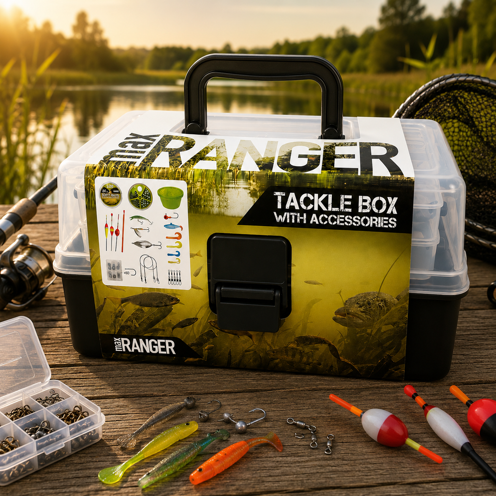 Boîte à pêche avec accessoires