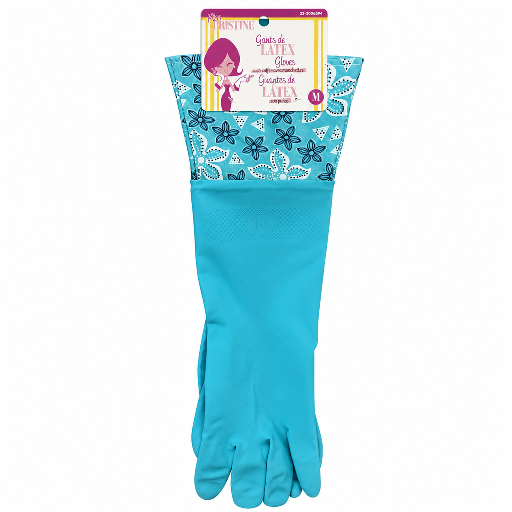 Gants de ménage en latex – Taille M