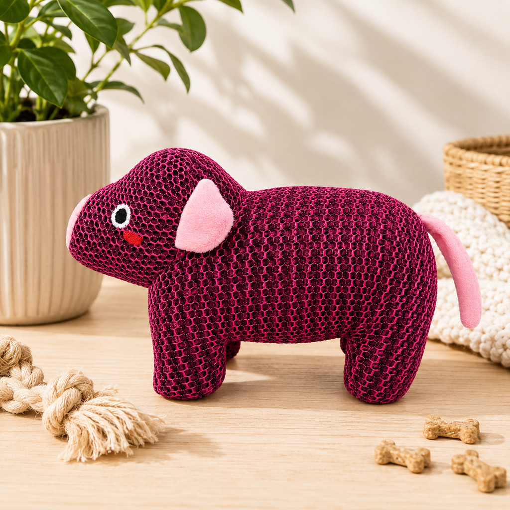 Jouet pour chien – Cochon en peluche 3D Air Mesh