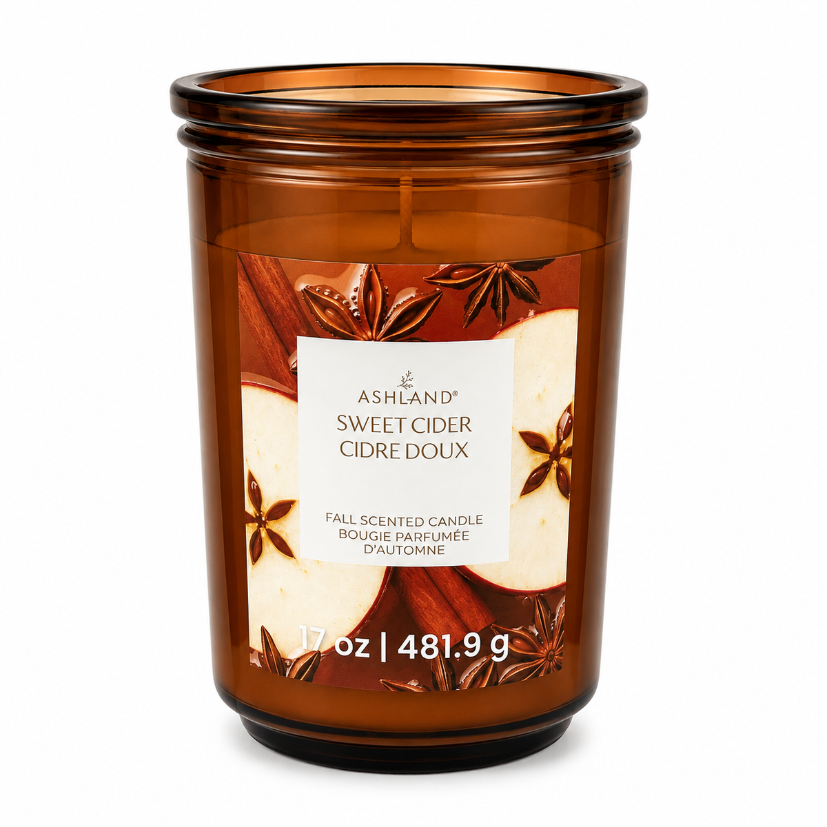 Bougie parfumée d'automne – Cidre doux