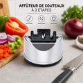 Aiguiseur de couteaux 3 étapes Master Chef