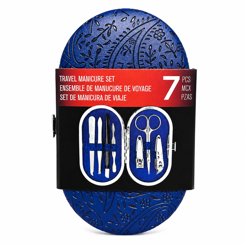 Ensemble de Manucure – 7 pièces Bleu