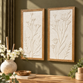 Ensemble de 2 tableaux en relief