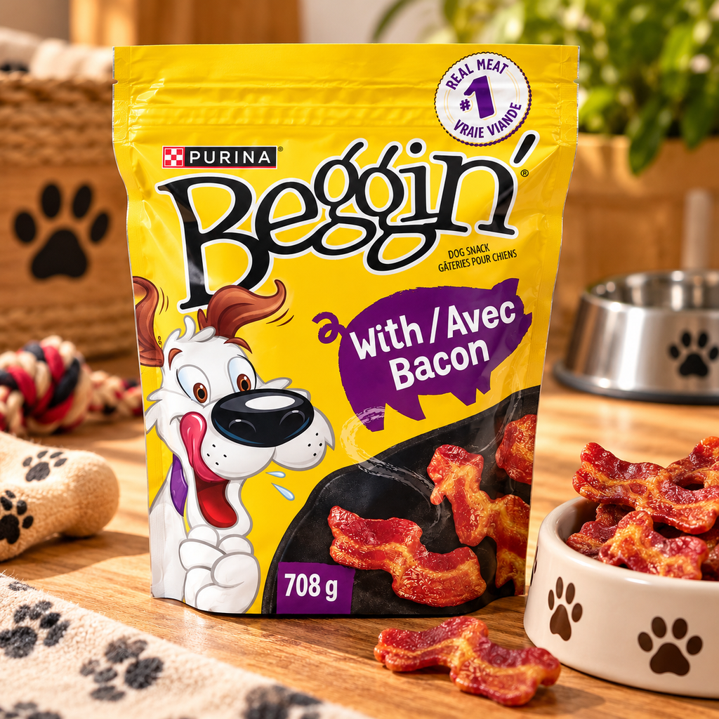 Beggin’ – Friandises pour chiens au bacon 708g