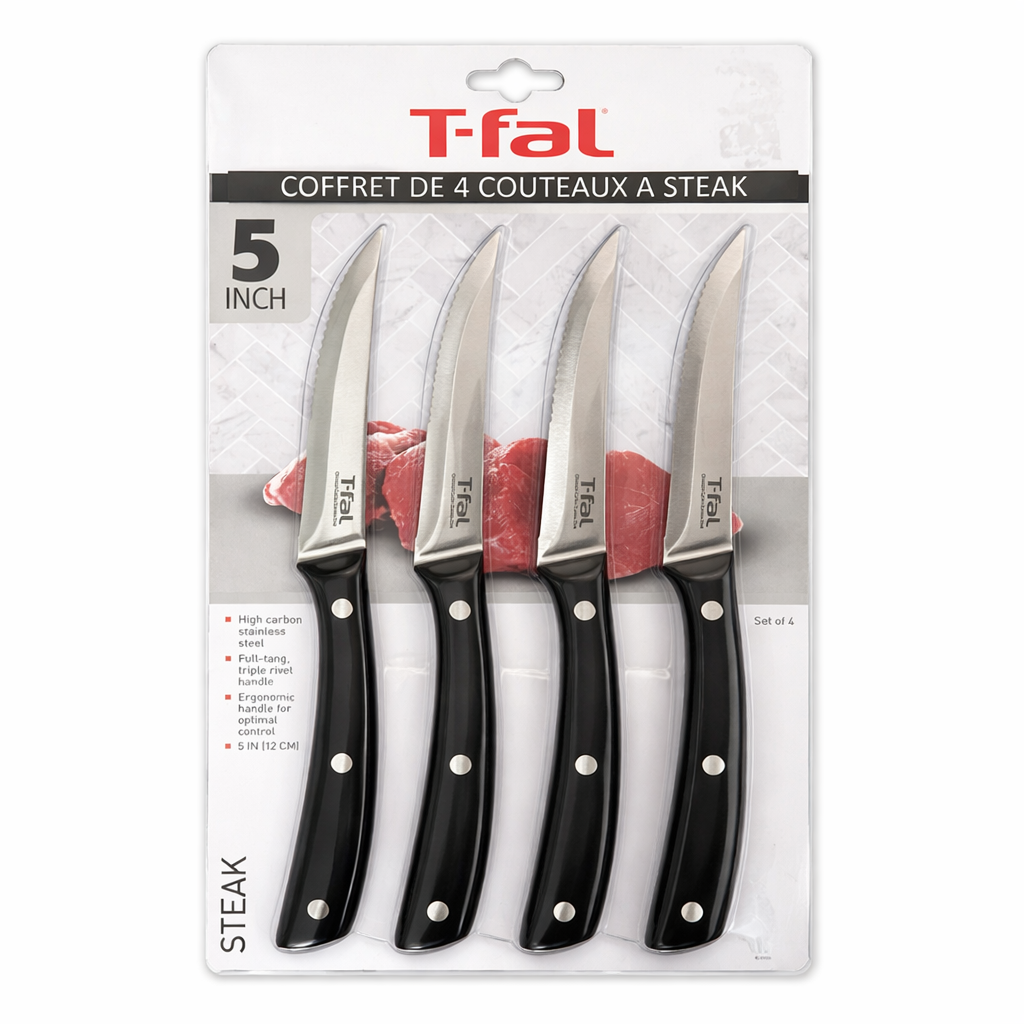Couteaux à steak T-fal – Lot de 4