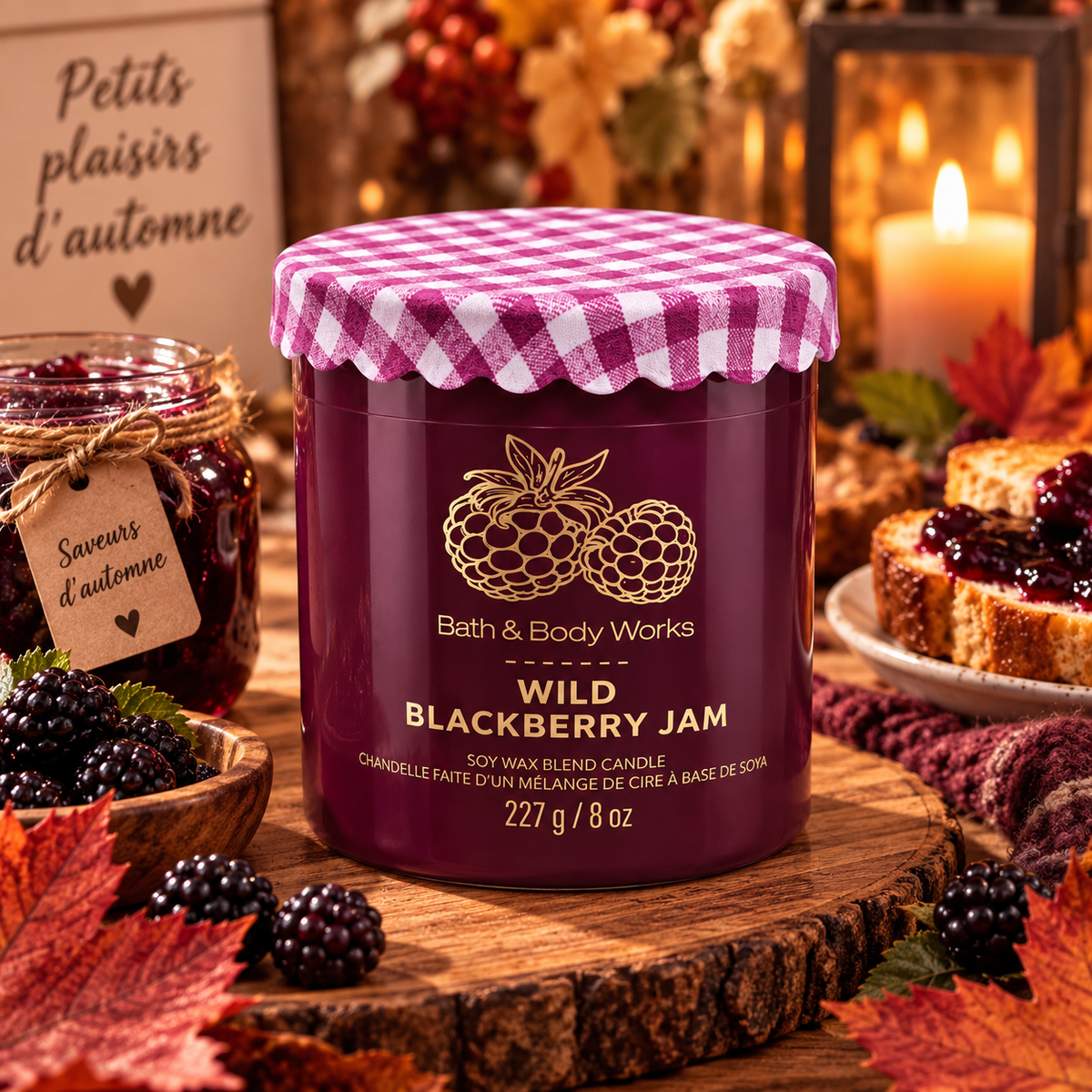Bougie 1 mèche - Wild Blackberry Jam