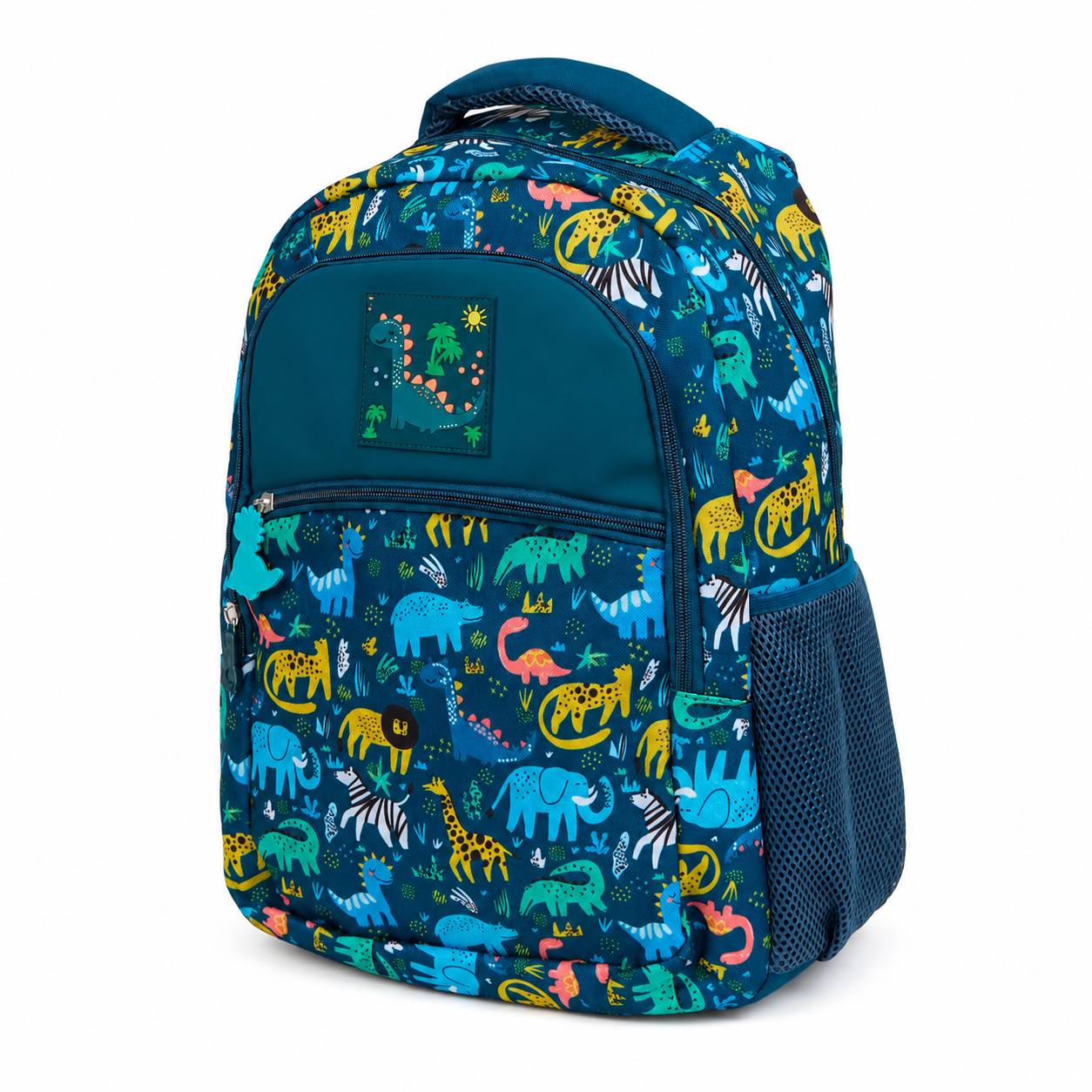 Sac à dos scolaire Animaux – 40 x 28 cm Bleu