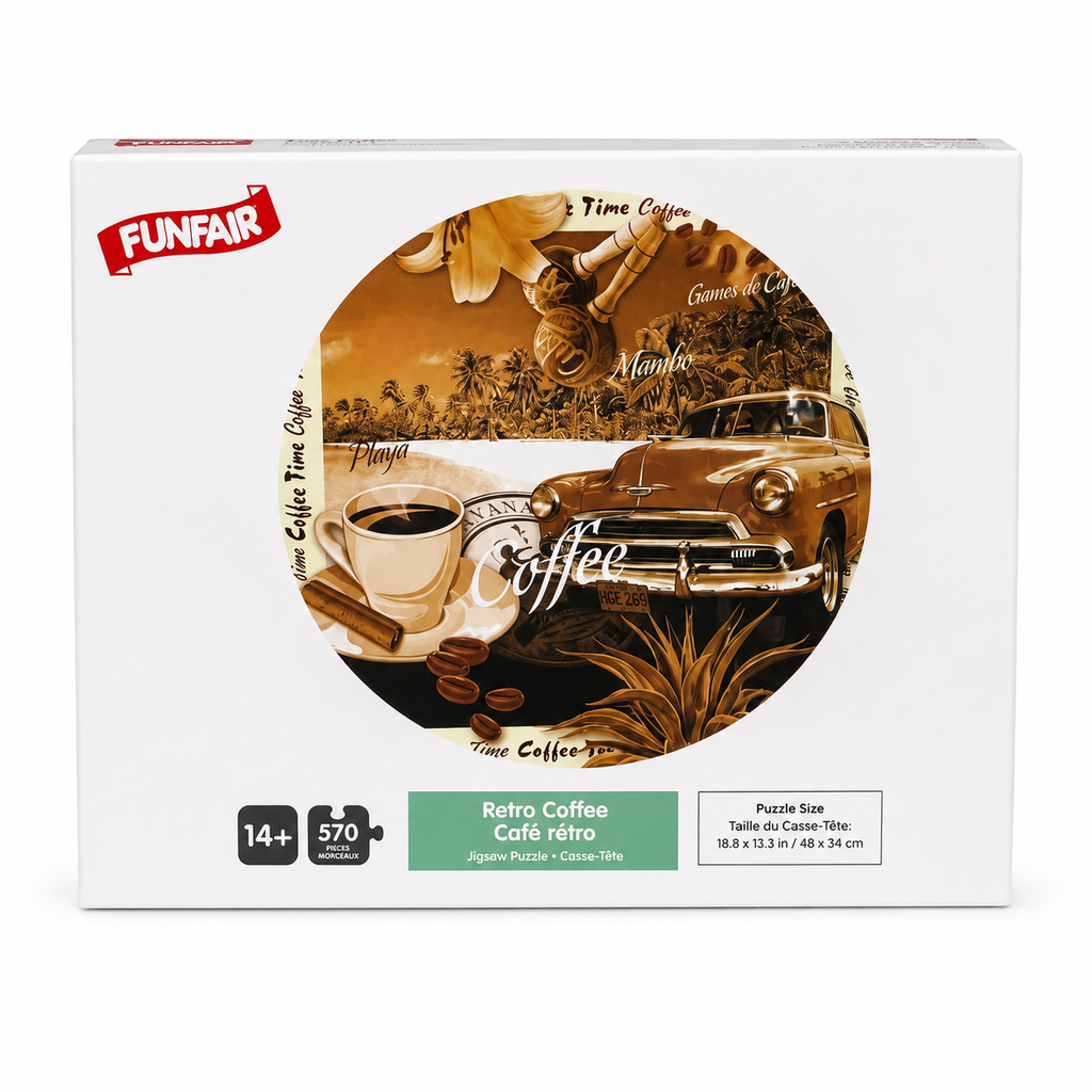 Puzzle 570 pièces – Rétro Coffee