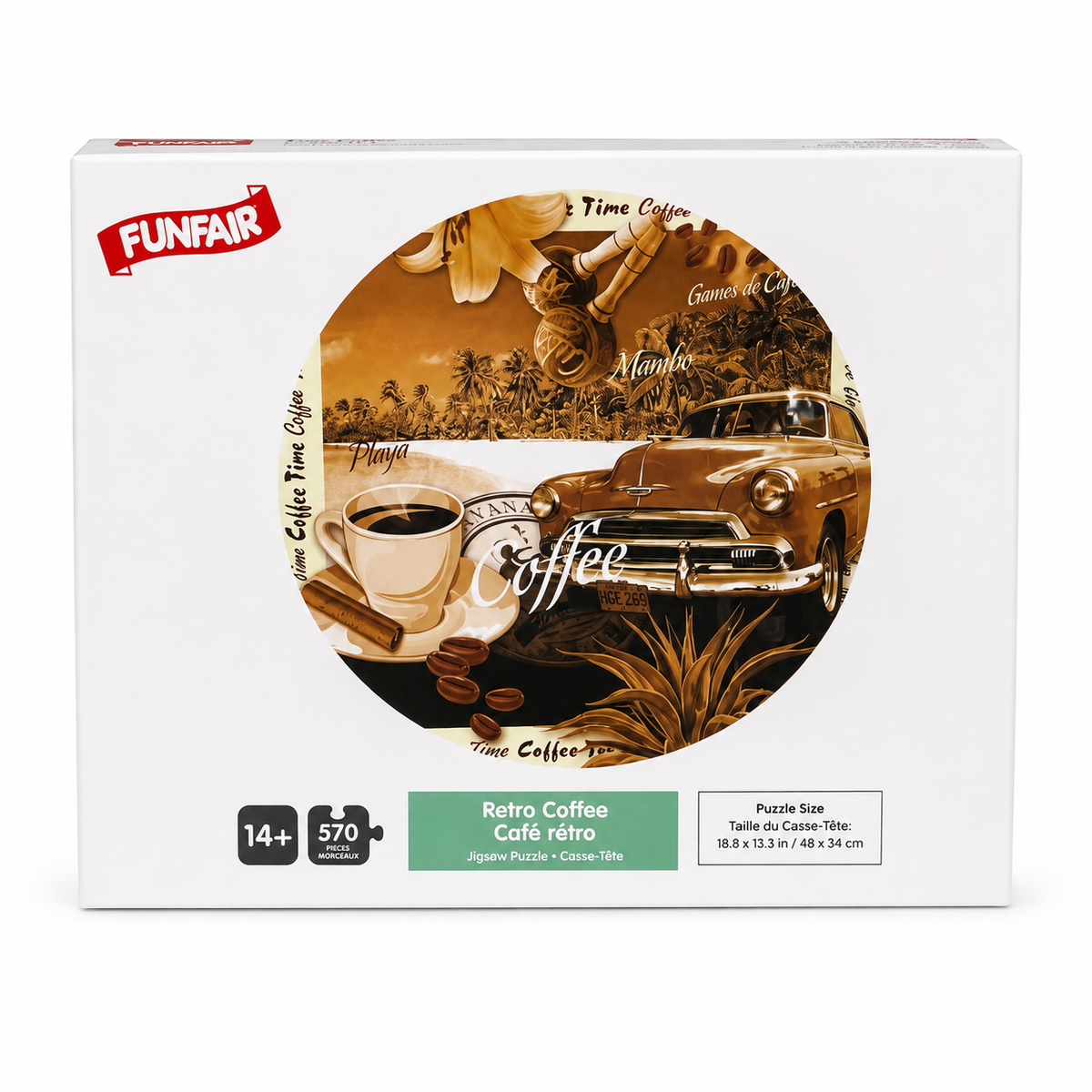 Puzzle 570 pièces – Rétro Coffee