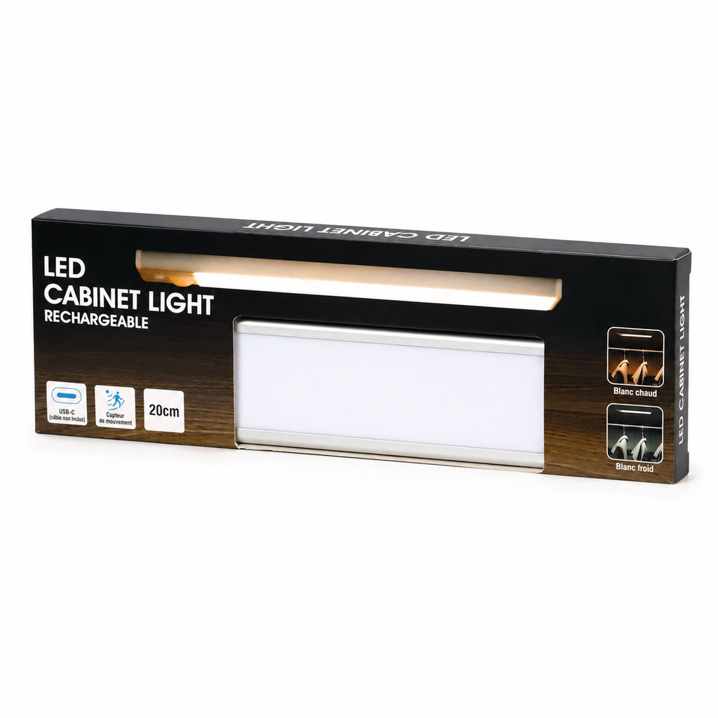 Éclairage d’armoire LED