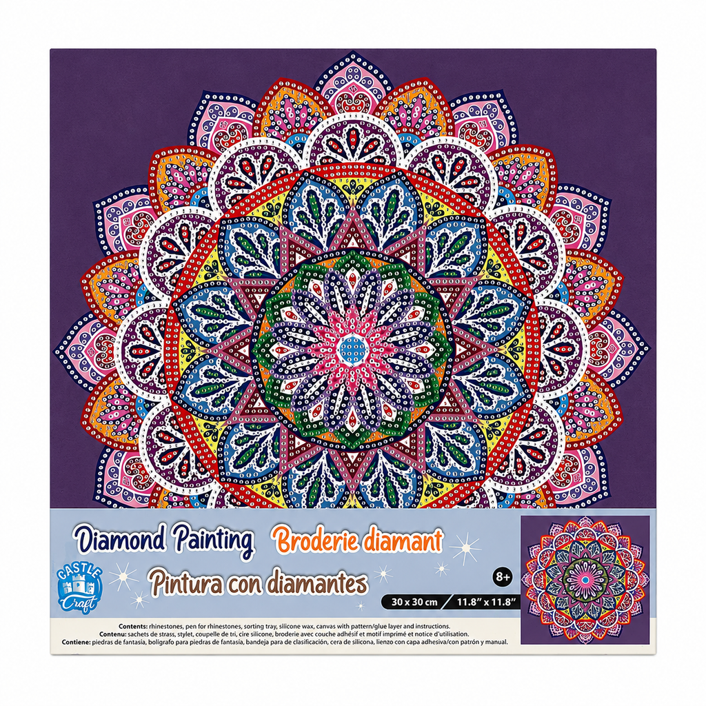 Diamond Painting Mandala – 30 x 30 cm