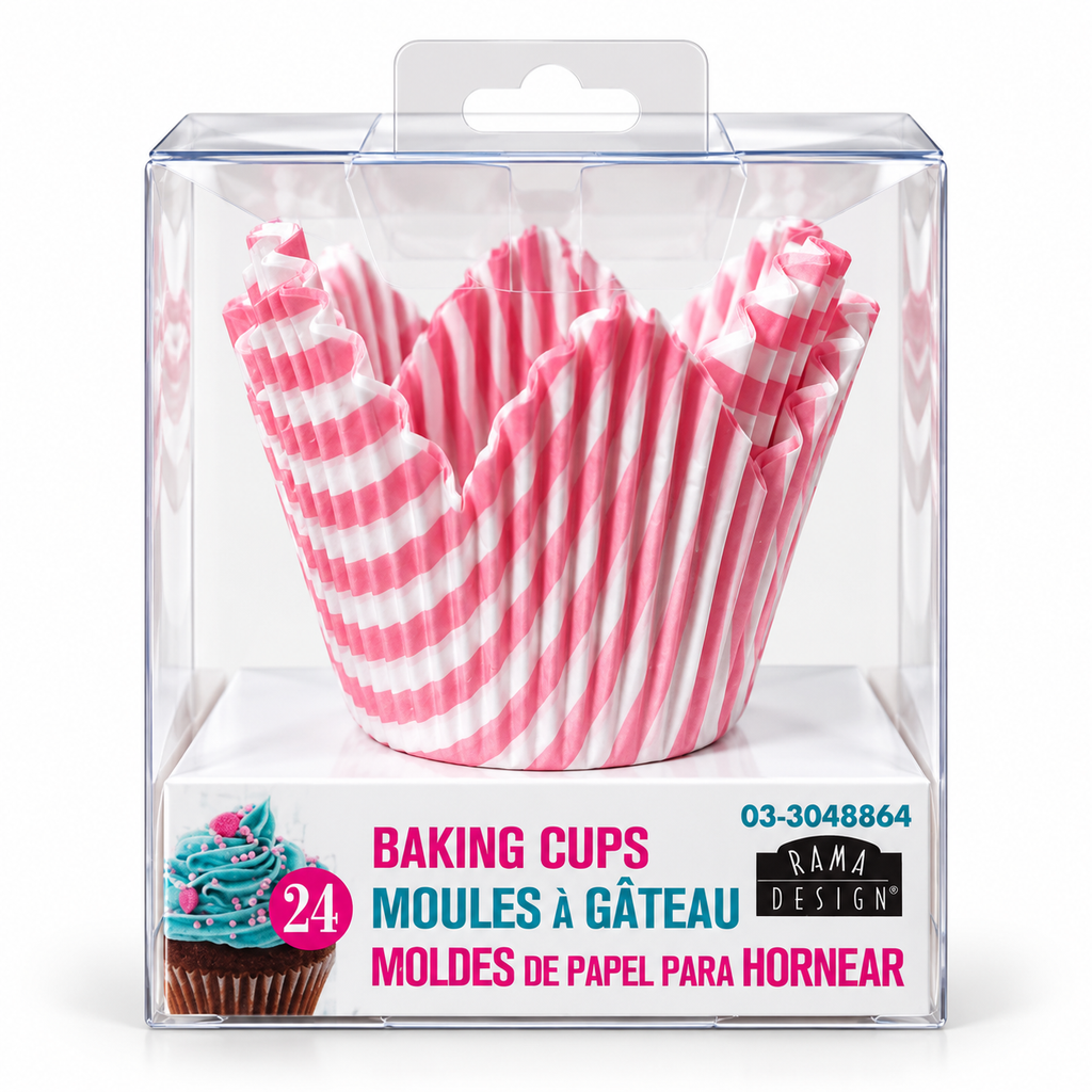 Moules à gâteau en papier –  lot de 24
