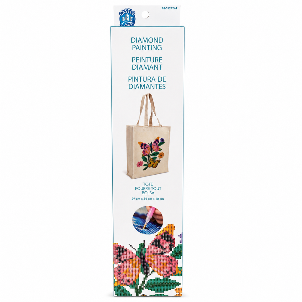 Sac Diamond Painting - Deux Papillons