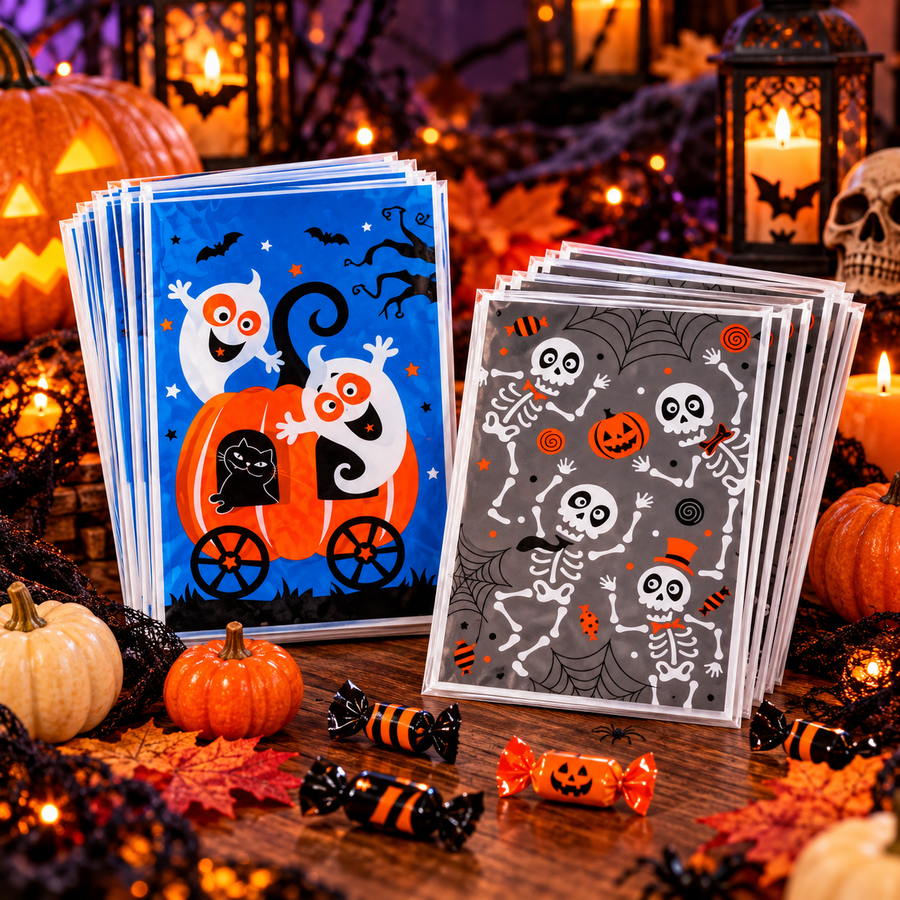 Sachets à friandises Halloween – Lot de 70