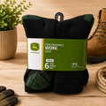 Chaussettes de travail John Deere- Lot de 6 paires