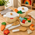 Fisher-Price – Coffret de cuisine en bois 19 pièces