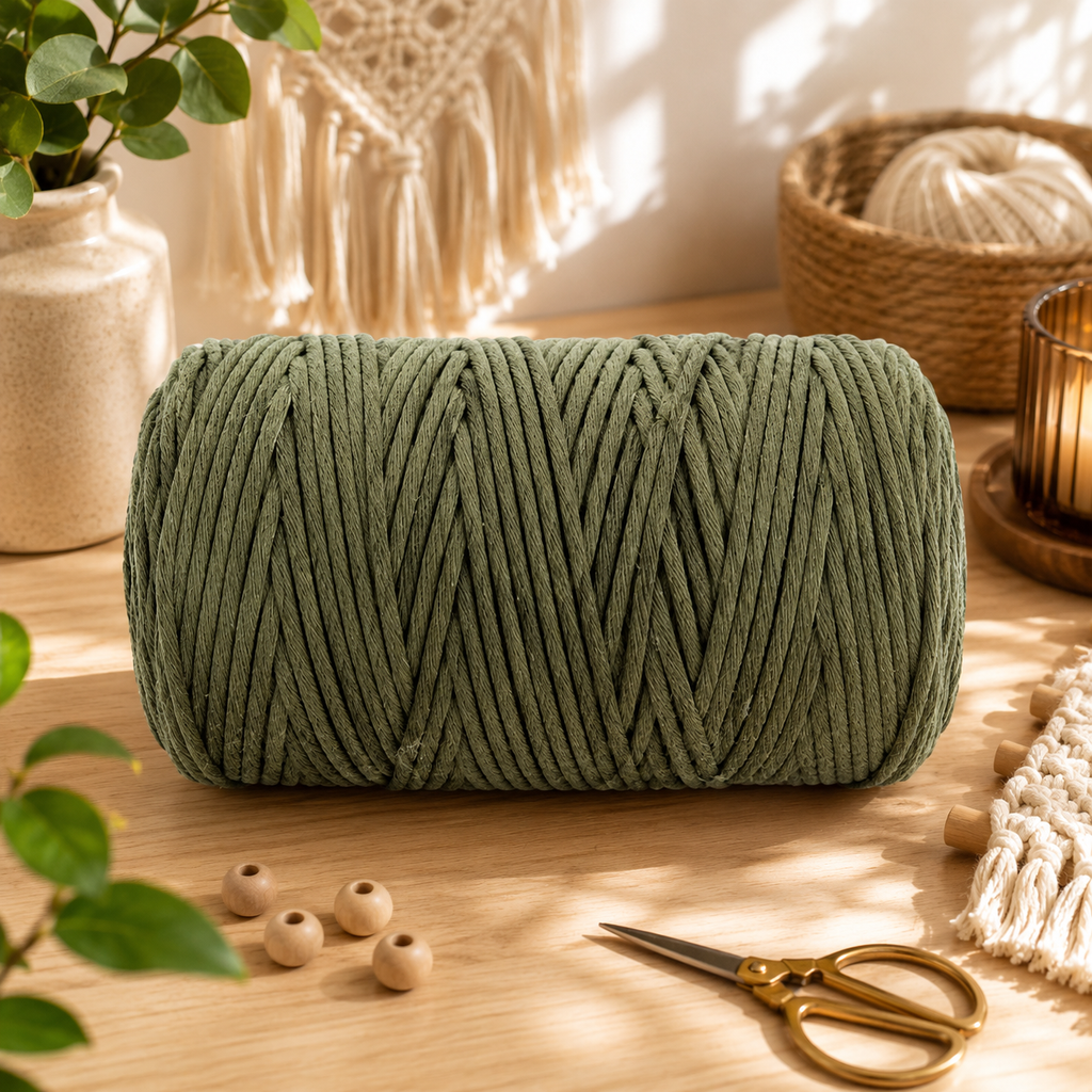 Fil macramé 167m - Vert