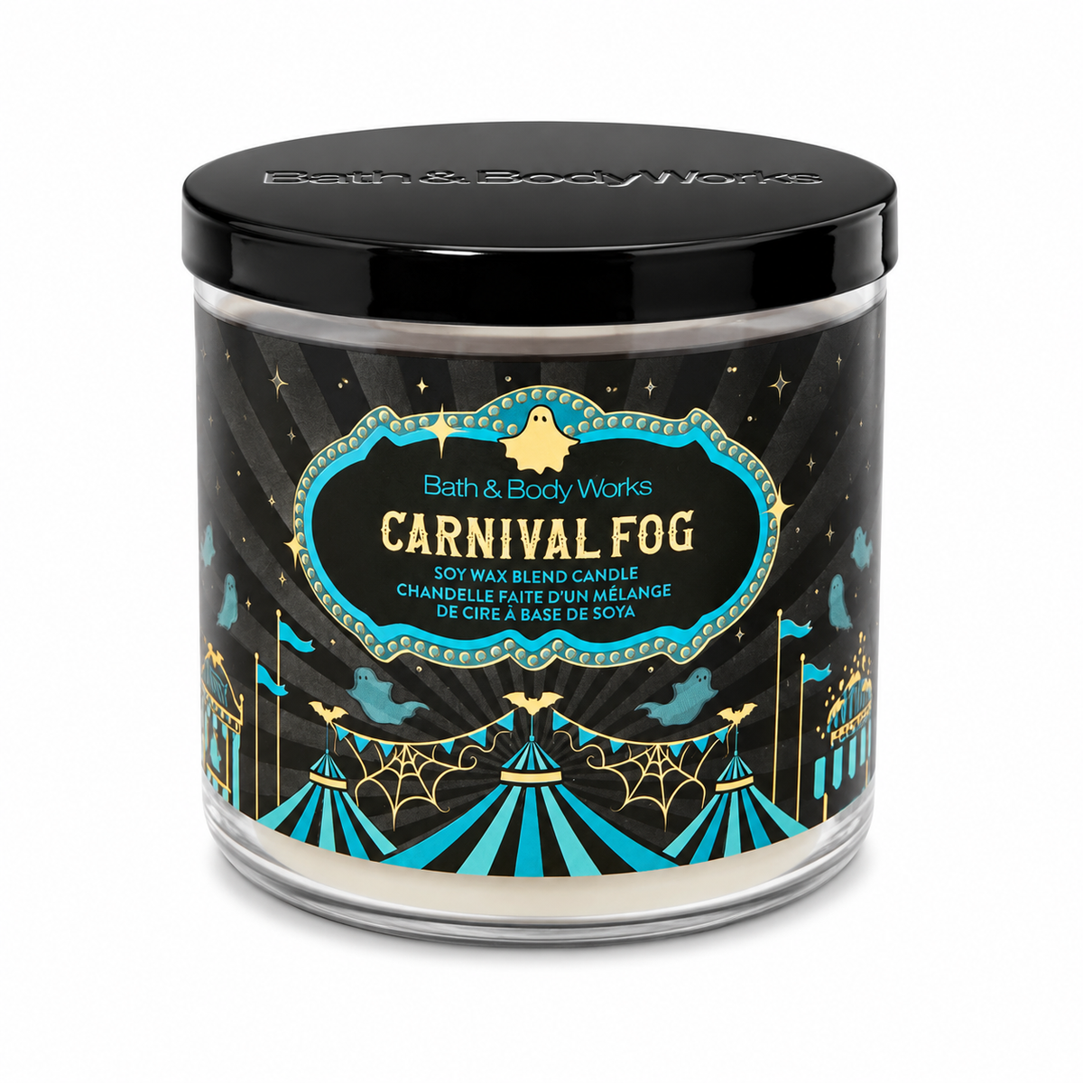 Bougie 3 mèches - Carnival Fog