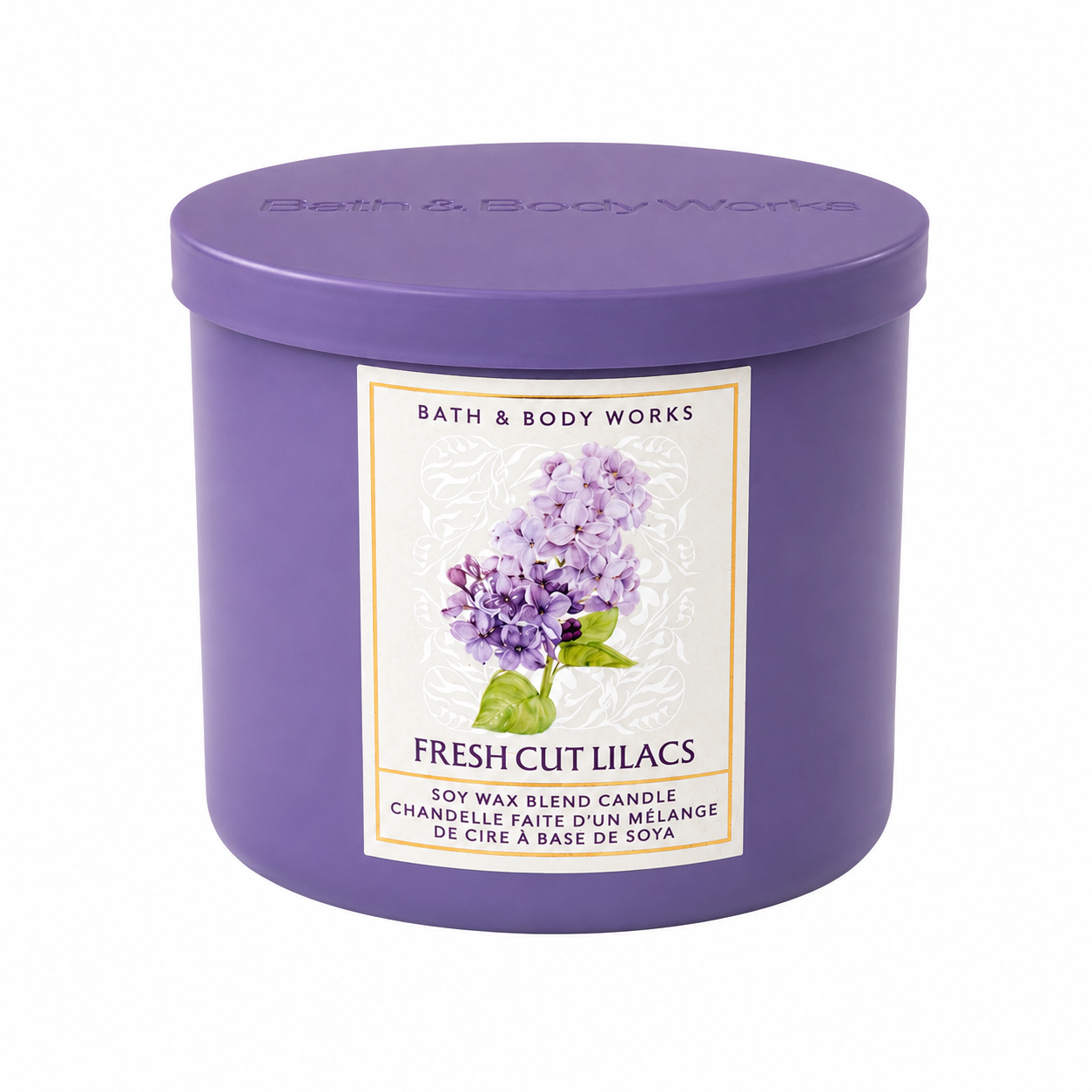 Bougie 3 mèches - Fresh Cut Lilacs