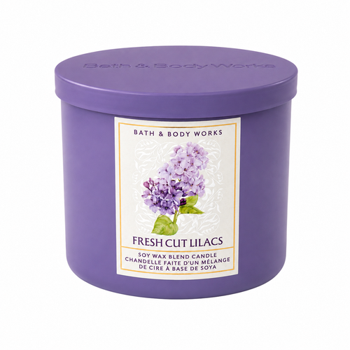 Bougie 3 mèches - Fresh Cut Lilacs