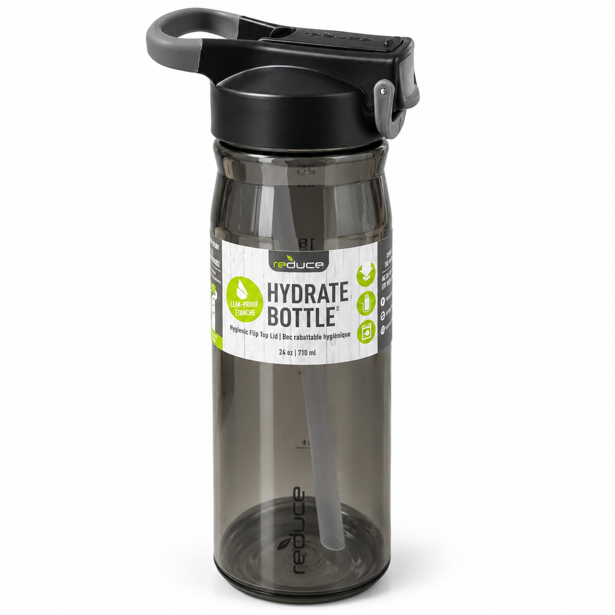 Gourde avec paille intégrée – 710 ml