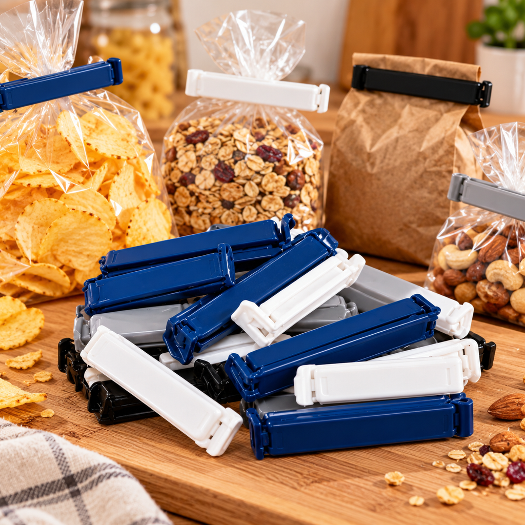 Pinces à sachets alimentaires – Lot de 18 pièces