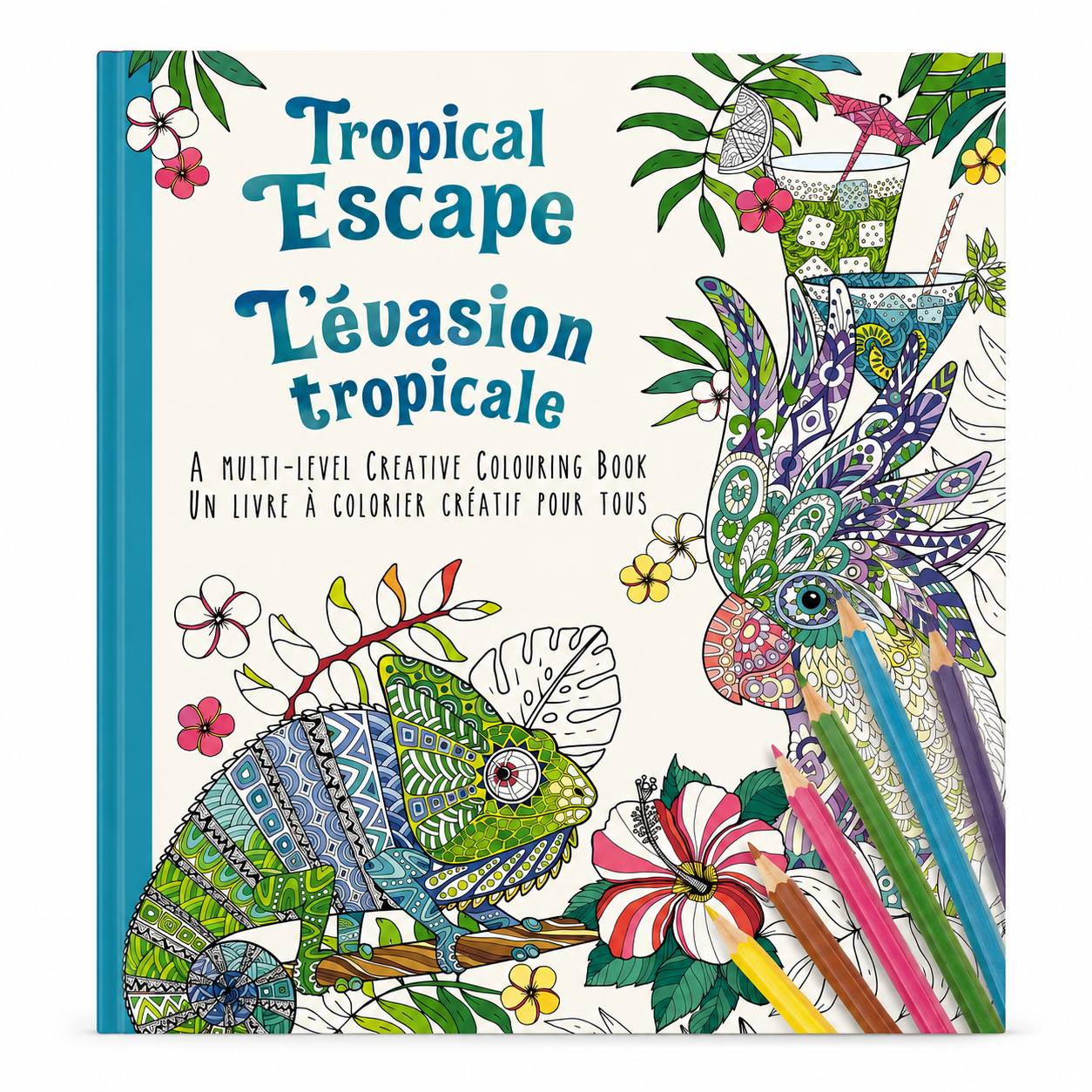 Livre de coloriage créatif – L'Évasion tropicale