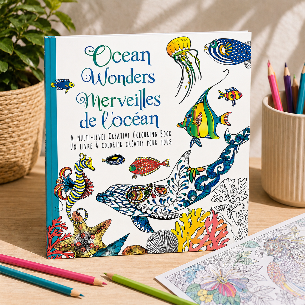 Livre de coloriage créatif – Les Merveilles de l'océan
