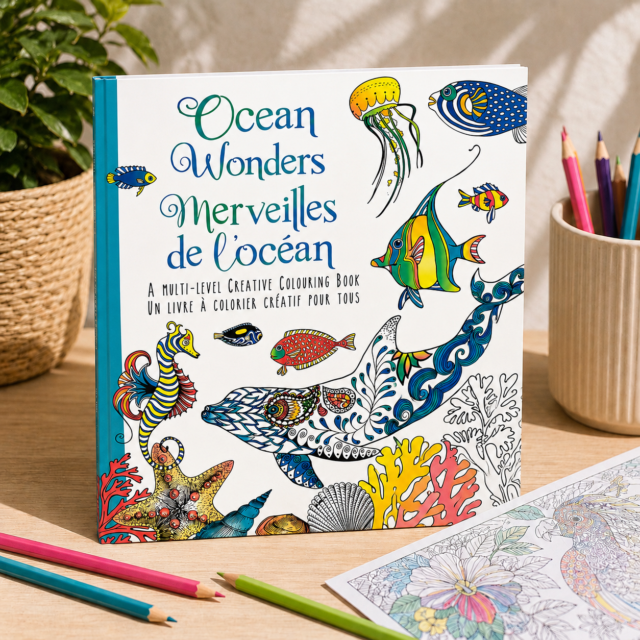 Livre de coloriage créatif – Les Merveilles de l'océan