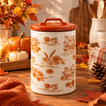 Pot de conservation avec couvercle – Motif automnal