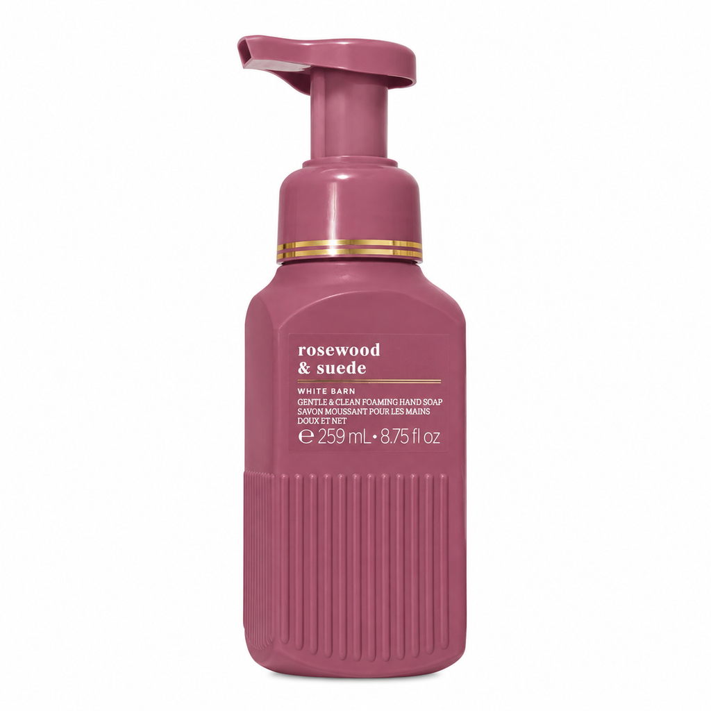 Savon moussant – Rosewood & Suede