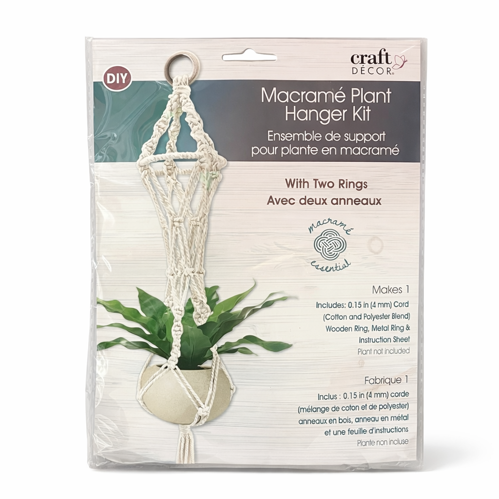 Kit de macramé – Support pour plante DIY