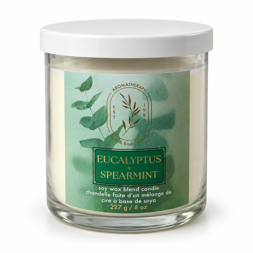 Bougie 1 mèche - Eucalyptus & Spearmint