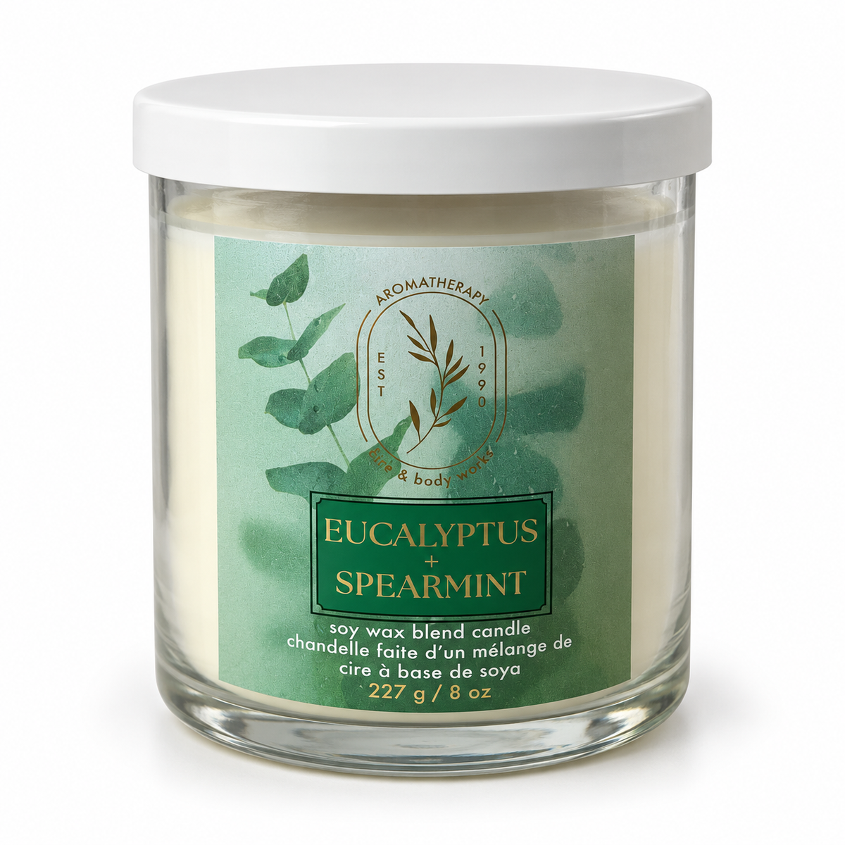 Bougie 1 mèche - Eucalyptus & Spearmint