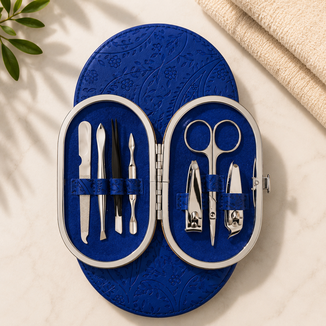 Ensemble de Manucure – 7 pièces Bleu