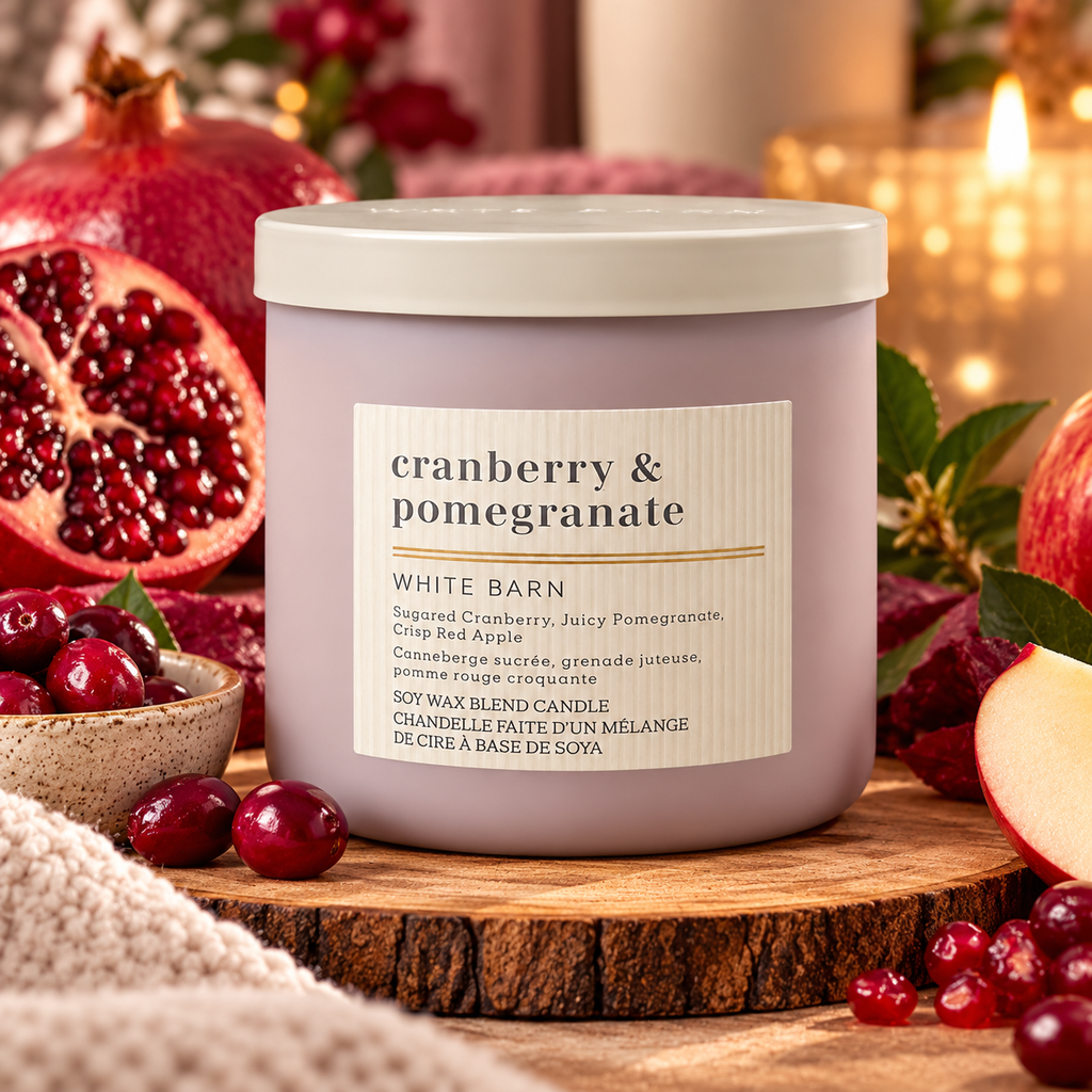Bougie 3 mèches - Cranberry & Pomegranate
