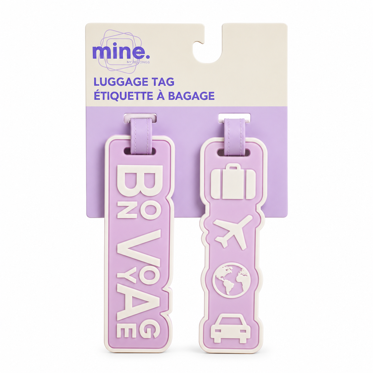 Étiquettes à bagage - lot de 2