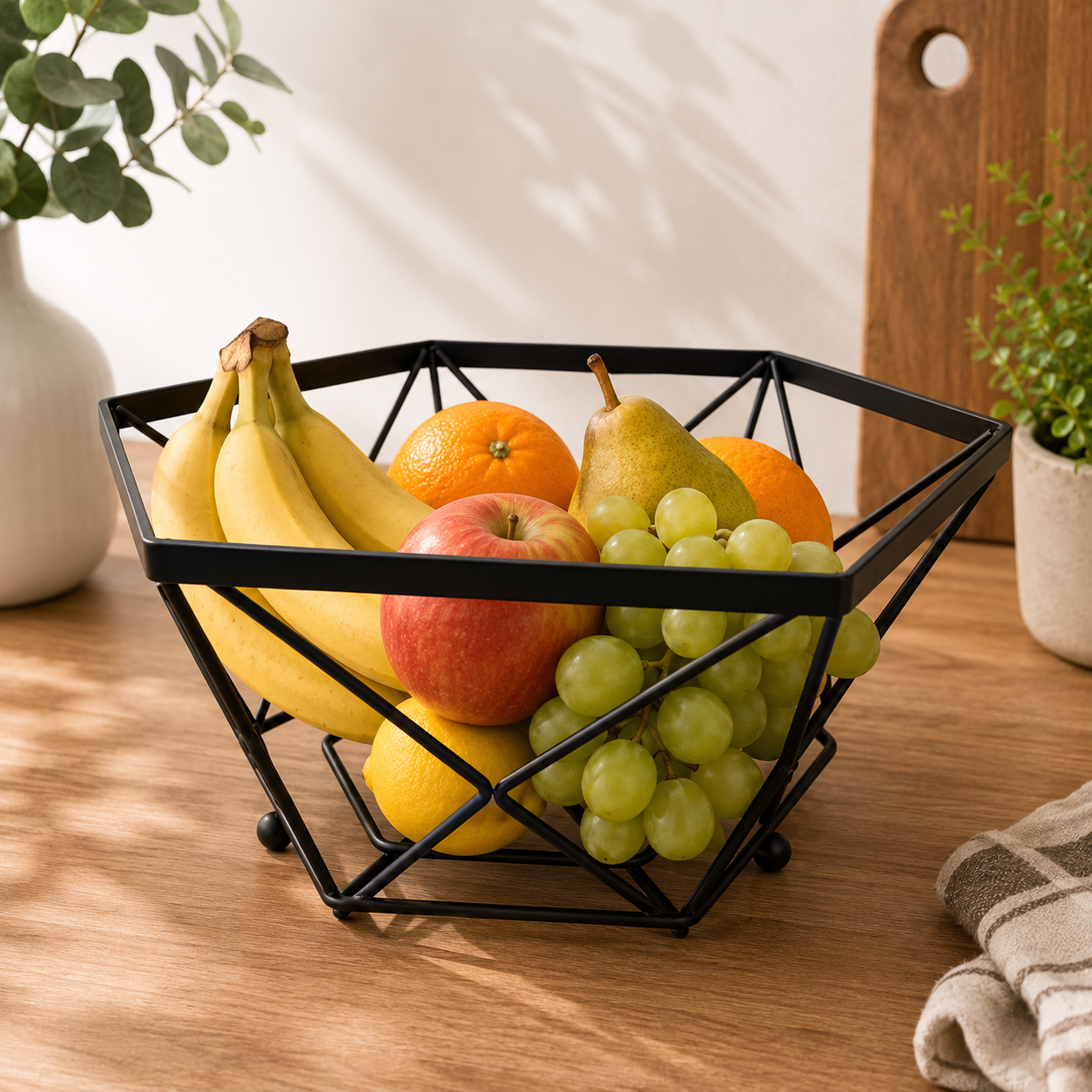 Corbeille à fruits en métal