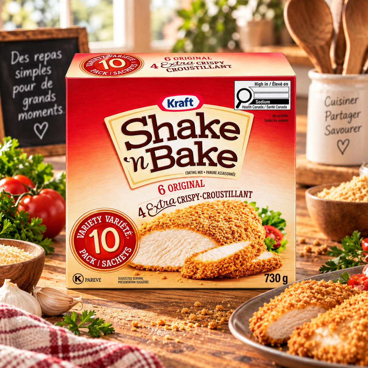 Kraft Shake ’n Bake – Panure assaisonnée originale et extra croustillante