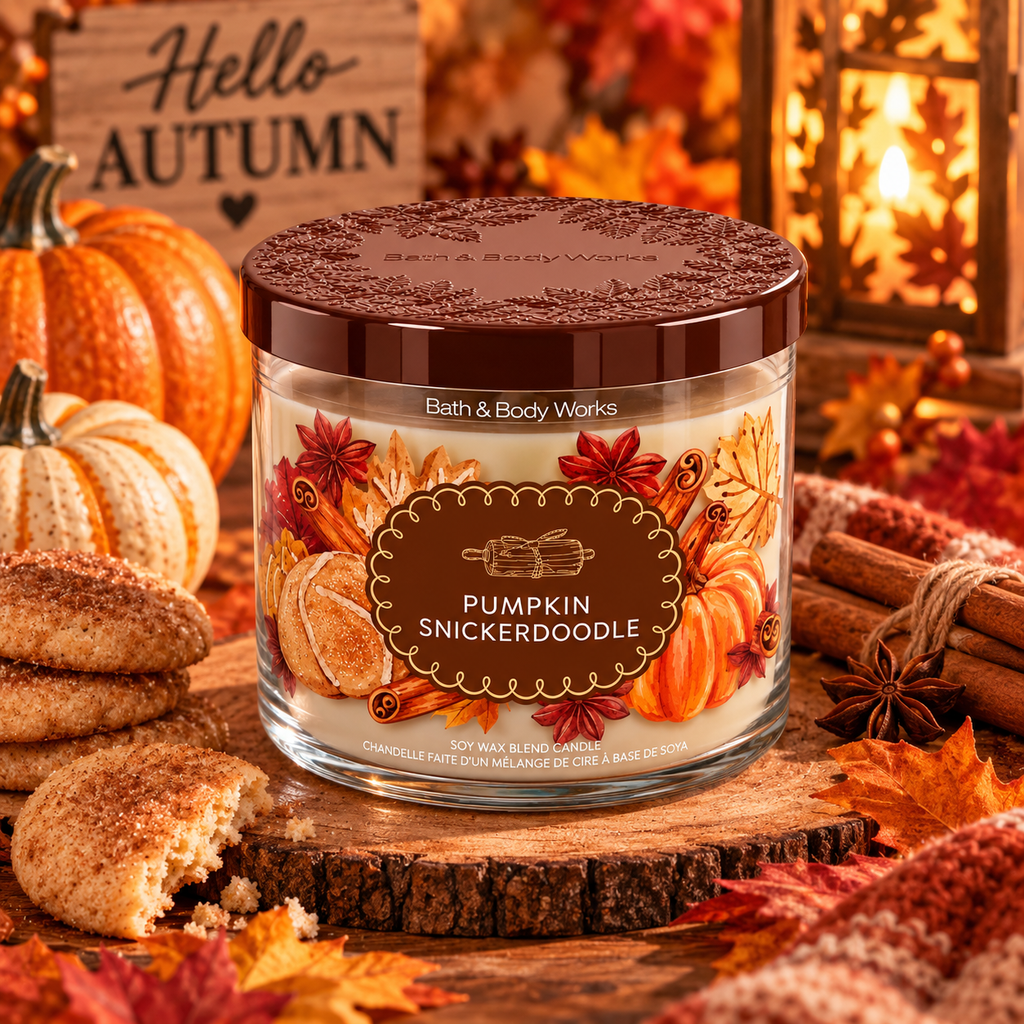 Bougie 3 mèches - Pumpkin Snickerdoodle