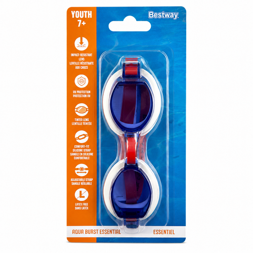 Lunettes de natation Bestway – Jeunesse Bleu