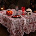 Décoration sanglante en gaze – Halloween 152,4 × 213,4 cm
