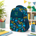 Sac à dos scolaire Animaux – 40 x 28 cm Bleu