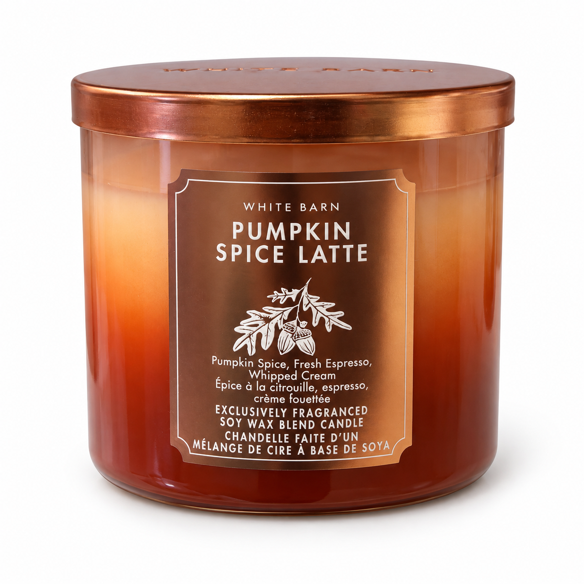 Bougie 3 mèches – Pumpkin Spice Latte