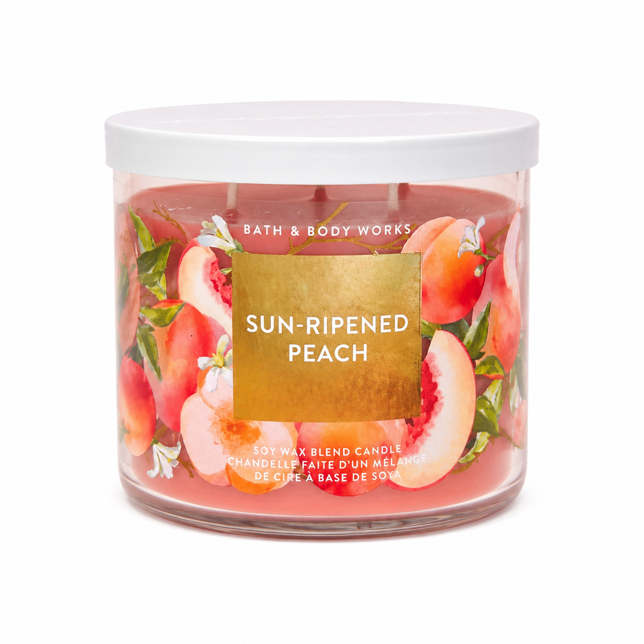 Bougie 3 mèches – Sun-Ripened Peach