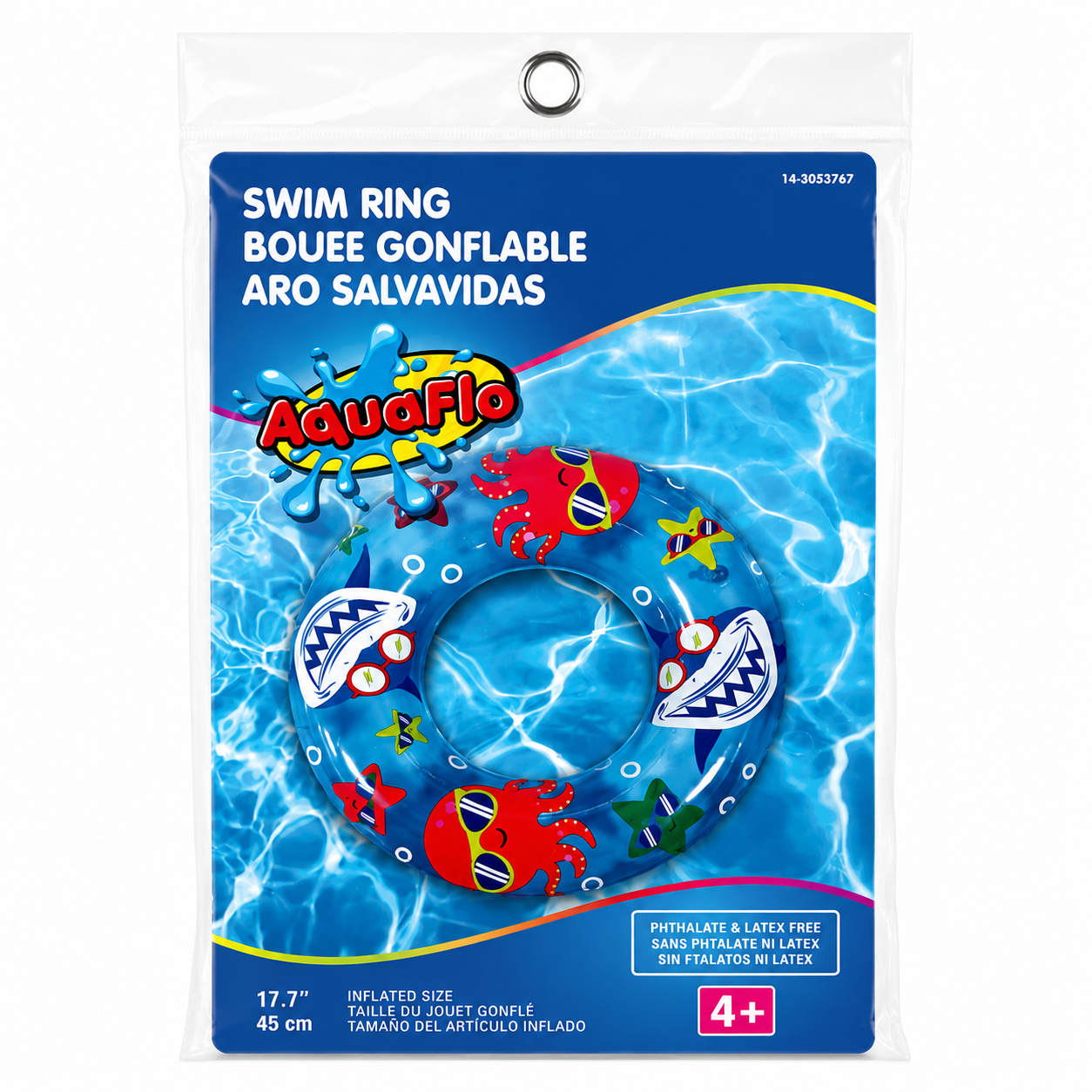 Bouée gonflable AquaFlo – Motif Océan