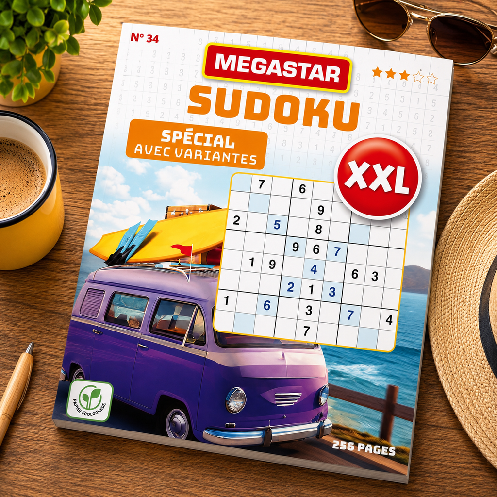 Livre de Sudoku XXL – Édition spéciale avec variantes